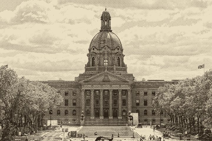 The Alberta Legislature in Edmonton.