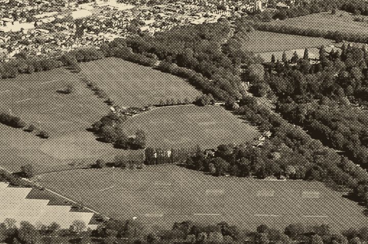 Hagley Oval, Christchurch, from the air (file photo).